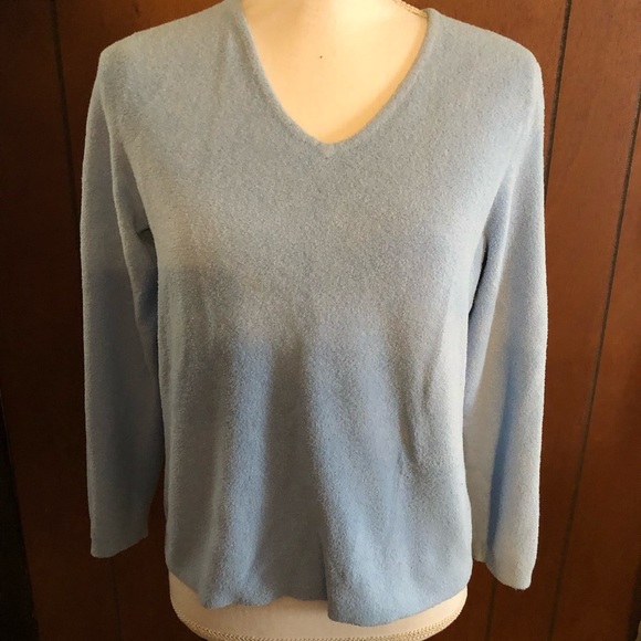 Designers Studio Originals Sweaters - Designers Studio Originals light blue V neck